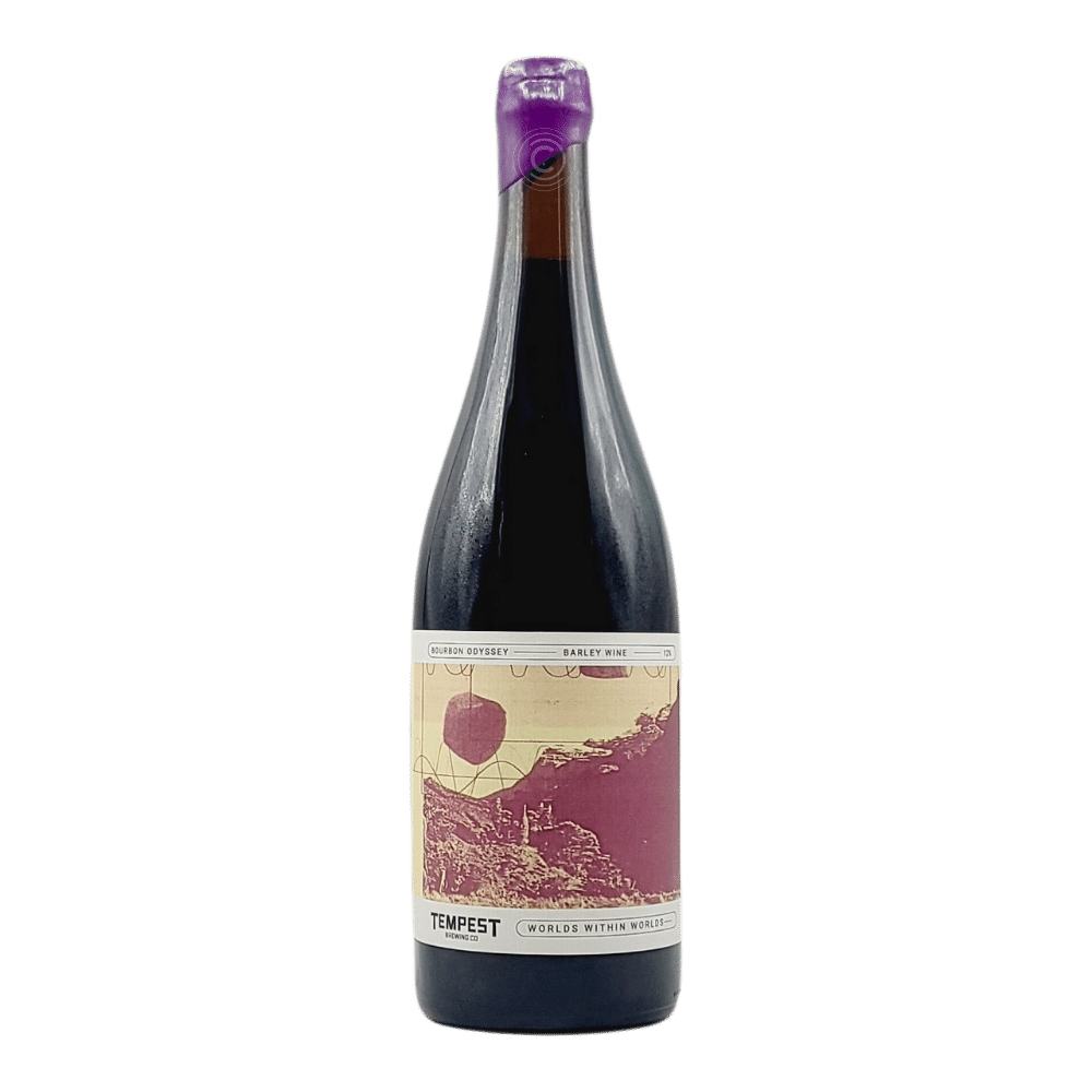 World Within Worlds Barely Wine by Tempest Brewing Co., beer label