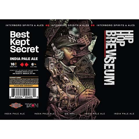 Interboro Best Kept Secret IPA by Interboro Spirits And Ales, beer label