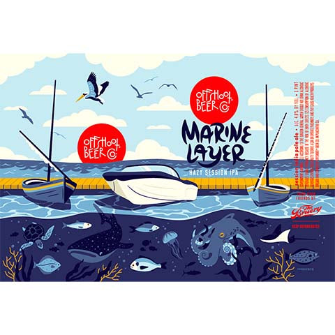The Bruery Marine Layer Hazy Session IPA by The Bruery, beer label