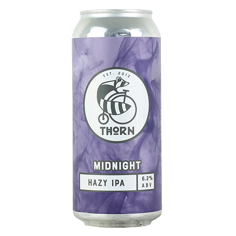 Thorn Shades of Midnight Hazy IPA by Thorn Brewing Co, beer label