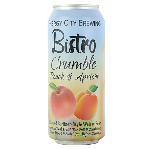 Energy City Bistro Peach & Apricot Crumble Sour by Energy City Brewing, beer label