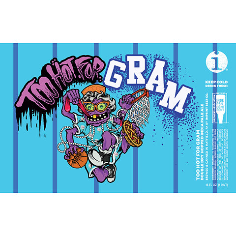 Imprint Too Hot For Gram IPA by Imprint Beer Company, beer label