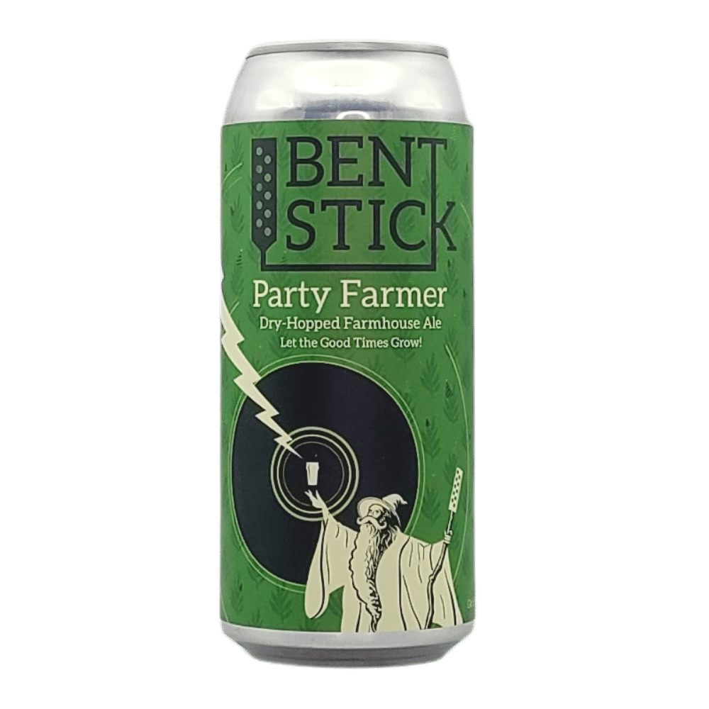 Party Farmer Saison by Bent Stick Brewing Co., beer label