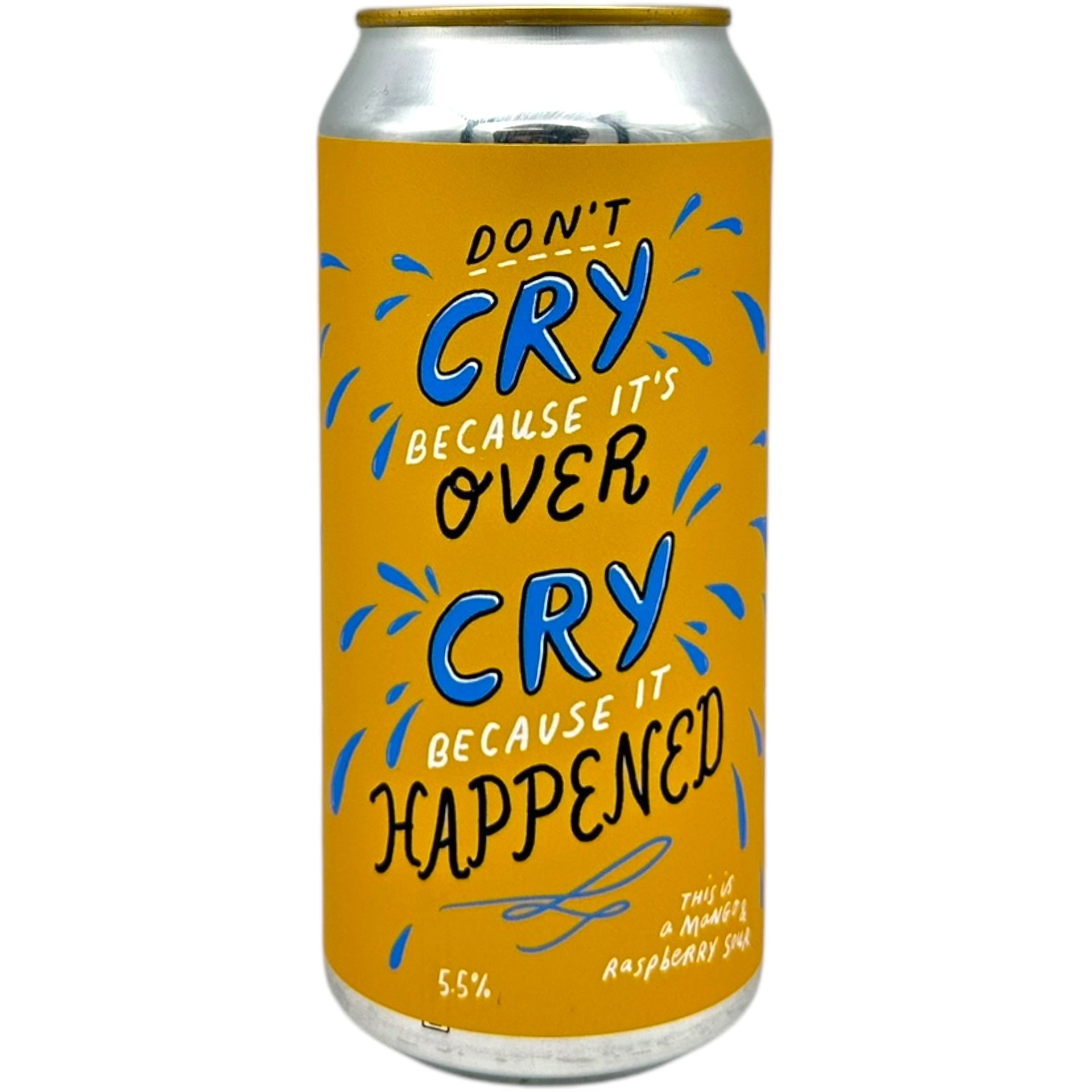 Pretty Decent Don’t Cry Because It’s Over, Cry Because It Happened by Pretty Decent Beer Co, beer label