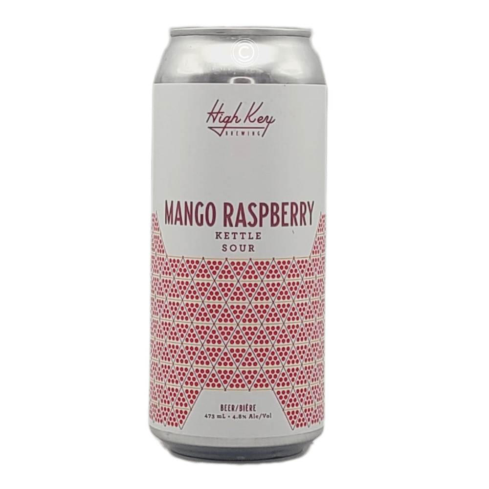 Mango Raspberry Kettle Sour by High Key Brewing, beer label