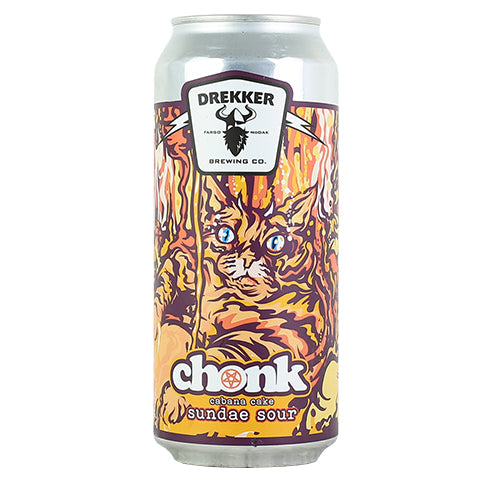 Drekker Chonk Cabana Cake Sundae Sour by Drekker Brewing Company, beer label