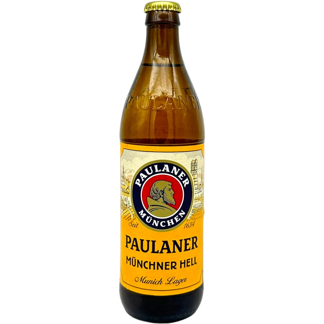 Paulaner Munchner Hell BTL by Paulaner, beer label