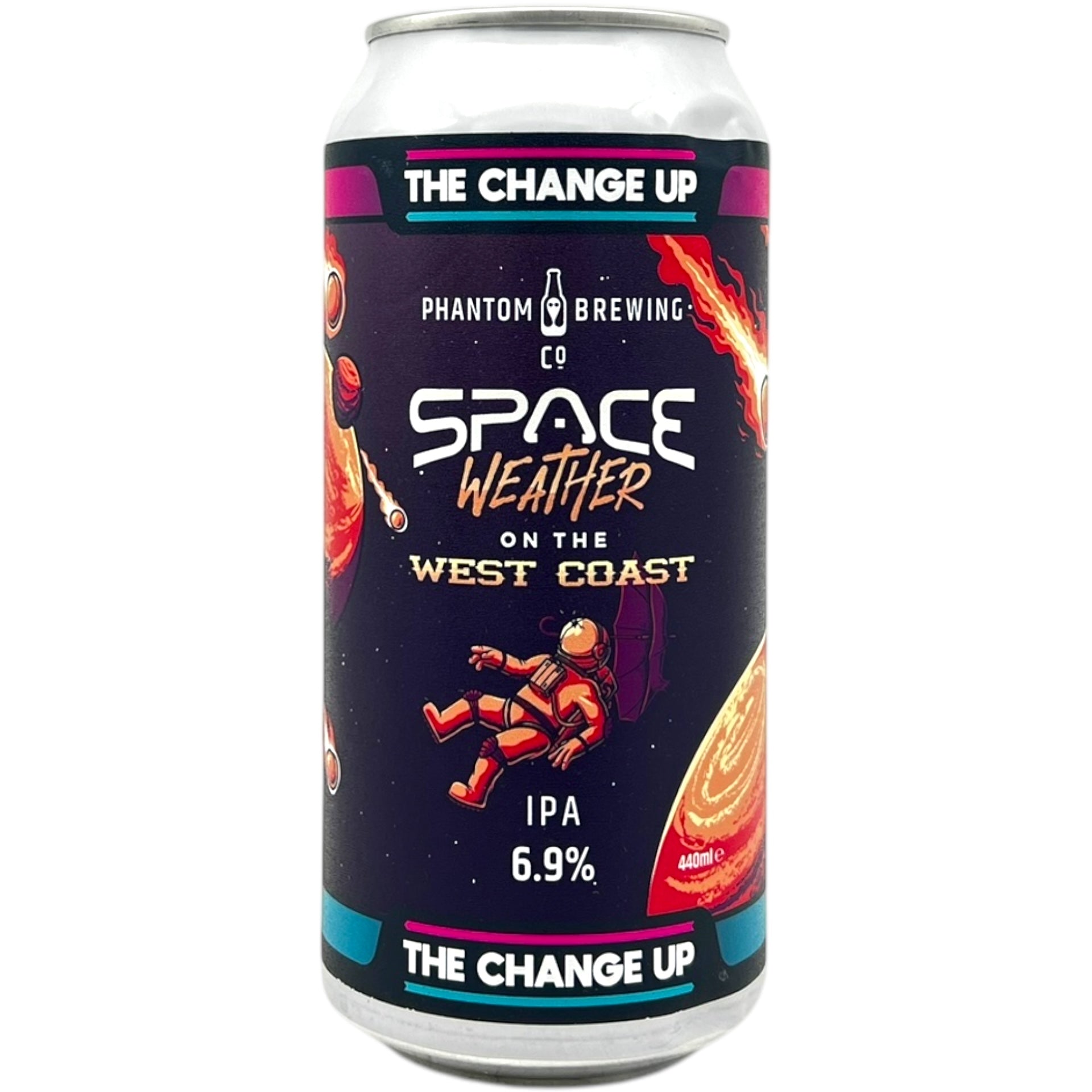 Phantom Space Weather On The West Coast by Phantom Brewing Co., beer label