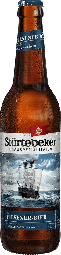 Störtebeker Pilsener-Bier by Störtebeker Braumanufaktur, beer label