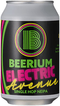 Electric Avenue by Beerium Kraftölsbryggeri, beer label