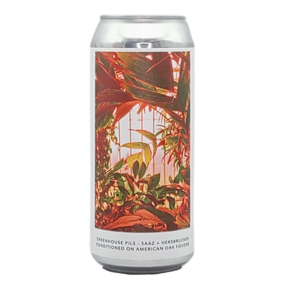NYC Greenhouse Pils - Saaz + Hersbrucker Conditioned on American Oak Foudre by Evil Twin Brewing, beer label