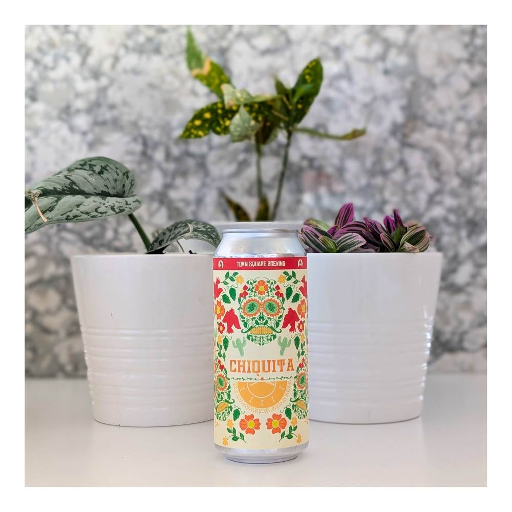 Chiquita Cerveza by Town Square Brewing Co., beer label