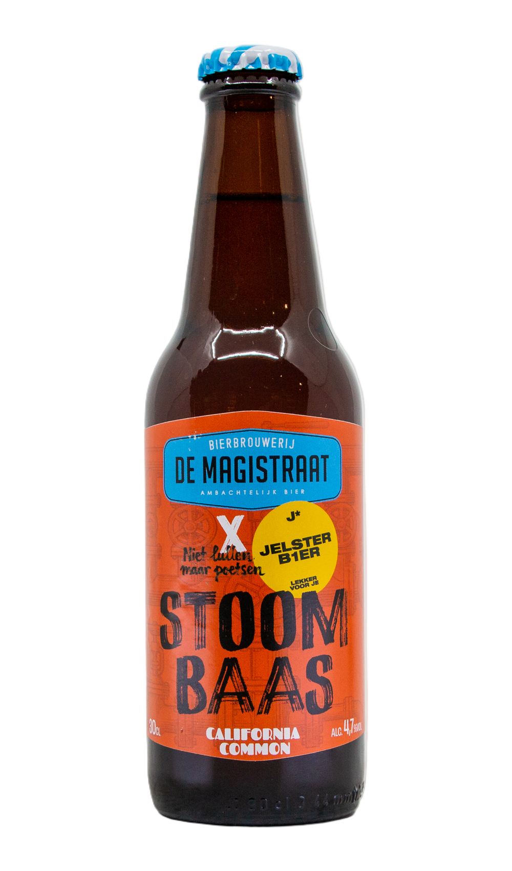 De Magistraat Stoombaas by Bierbrouwerij De Magistraat, beer label