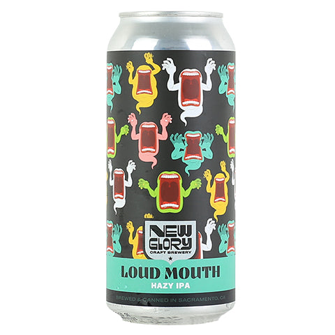 New Glory Loud Mouth Hazy IPA by New Glory Craft Brewery, beer label