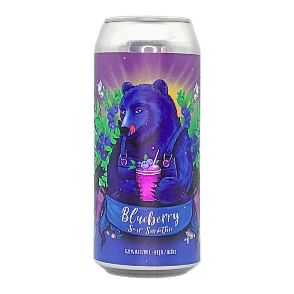 Blueberry Smoothie Sour by Town Square Brewing Co., beer label