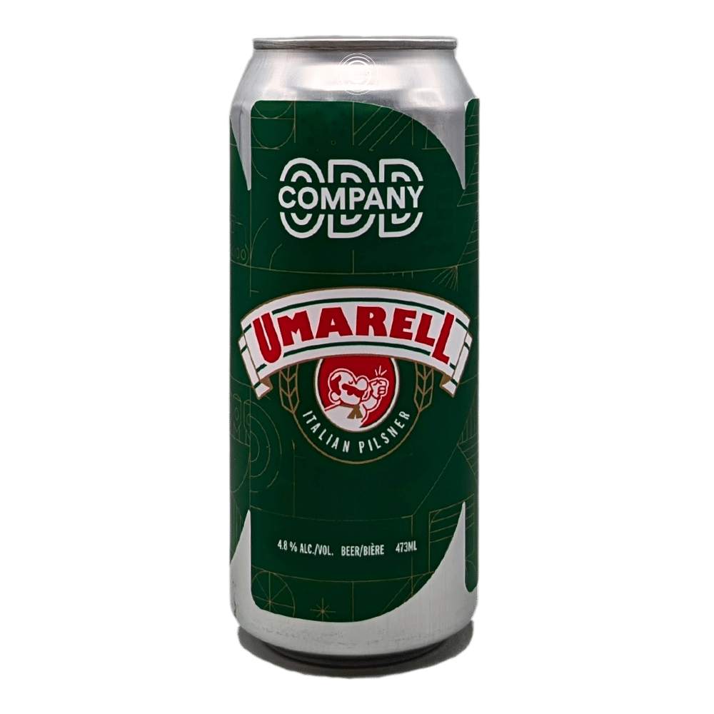 Umarell Italian Pilsner by Odd Company Brewing, beer label