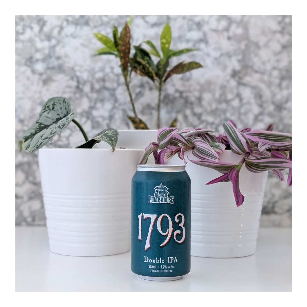 1793 Double IPA by Pump House Brewery, beer label