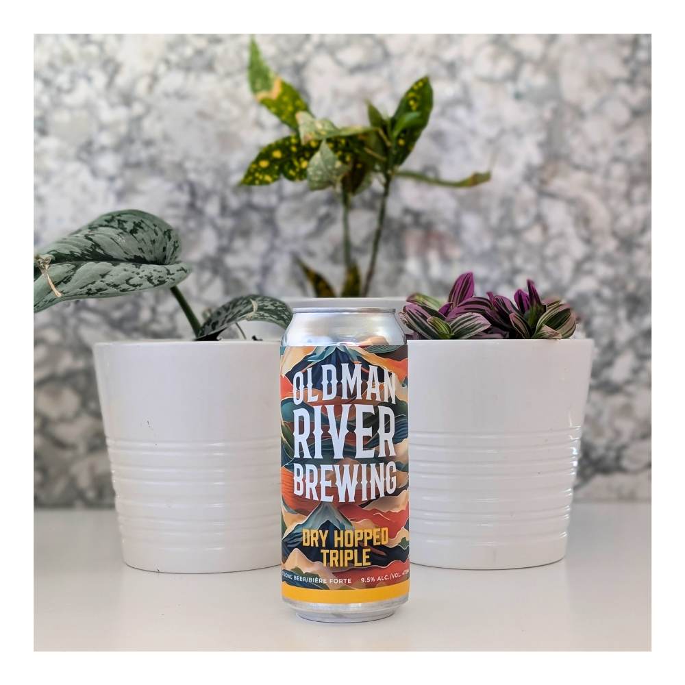 Dry Hopped Tripel by Oldman River Brewing, beer label
