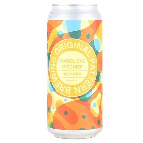 Original Pattern Diabolical Mischief Hazy DIPA by Original Pattern Brewing Company, beer label