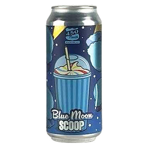 450 North SLUSHY XL Blue Moon Scoop Sour by 450 North Brewing Company, beer label