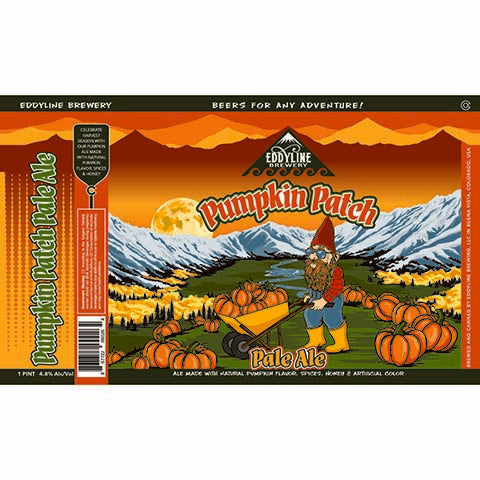 Eddyline Pumpkin Patch Pale Ale by Eddyline, beer label