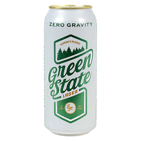 Zero Gravity Green State Lager by Zero Gravity Craft Brewery, beer label