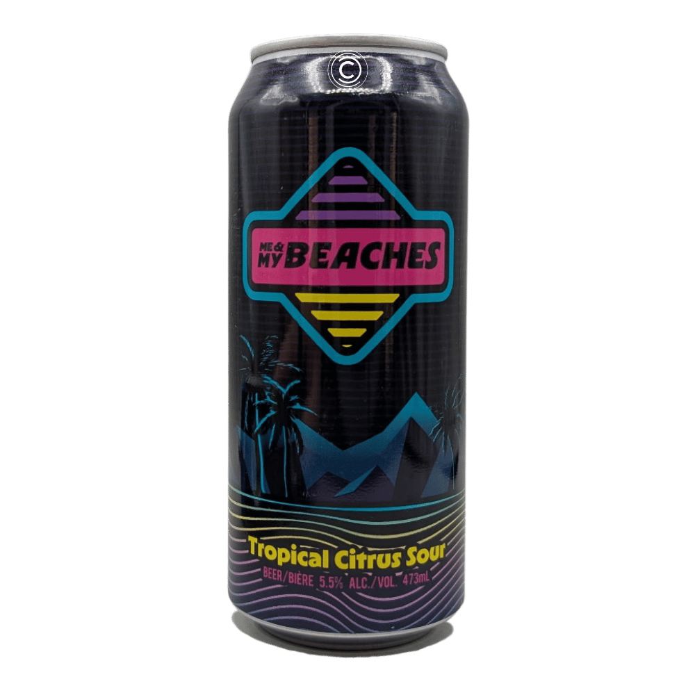 Me and My Beaches Tropical Citrus Sour by Cold Garden Beverage Company, beer label