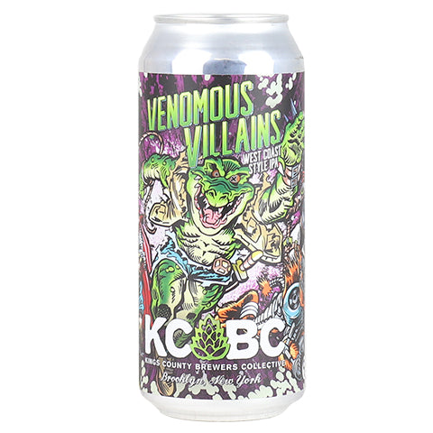 Kings County Brewers Collective Venomous Villains IPA by Kings County Brewers Collective, beer label