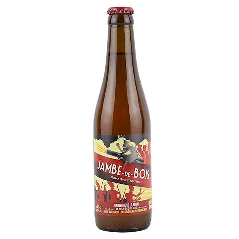 Jambe De Bois by Brasserie de la Senne, beer label