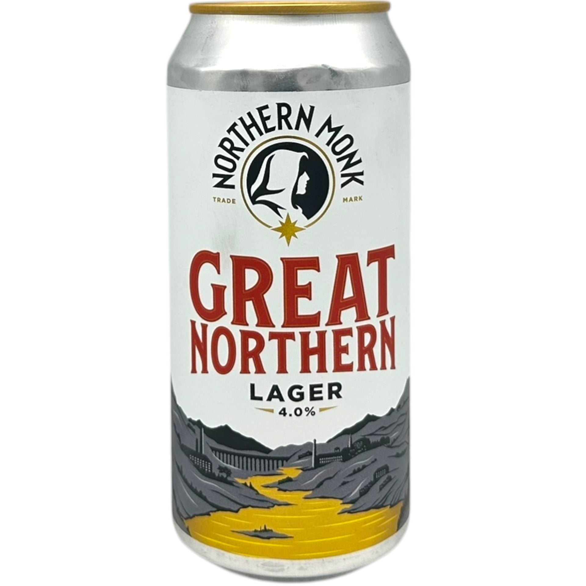 Northern Monk Great Northern Lager by Lost and Grounded, beer label