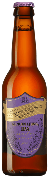 Genuin Ljung by Norra Vångas Bryggeri, beer label