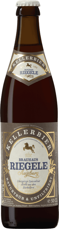 Brauerei S.Riegele Kellerbeir by Brauerei S.Riegele Inh. Riegele KG, beer label