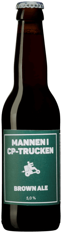 MANNEN I CP-TRUCKEN by Virå Fattighus, beer label