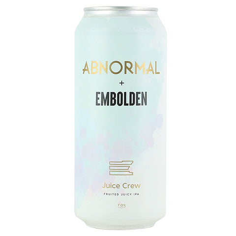 Abnormal/Embolden Juice Crew IPA by Abnormal Beer Company, beer label