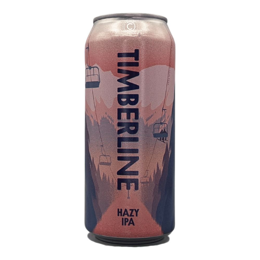 Timberline Hazy IPA by Born Brewing Co., beer label