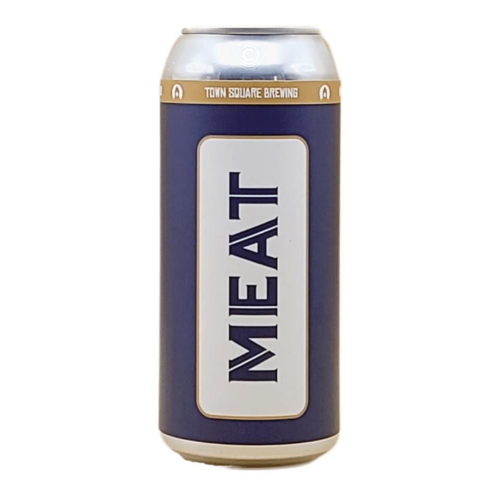 MEAT Dark Ale by Town Square Brewing Co., beer label