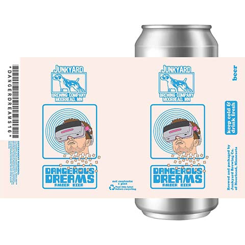 Junkyard Dangerous Dreams by Junkyard Brewing Company, beer label