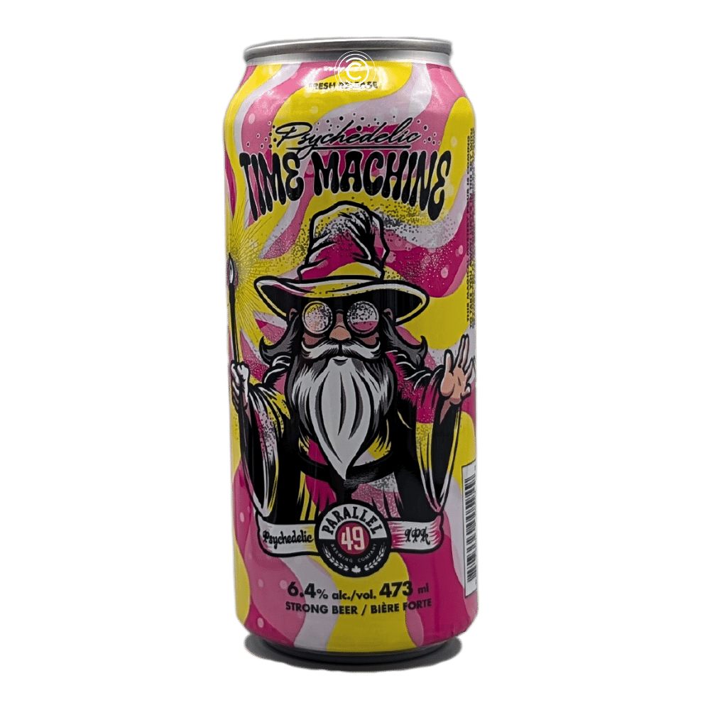 Parallel 49 Brewing Psychedelic Time Machine Hazy IPA by Parellel 49 Brewing, beer label
