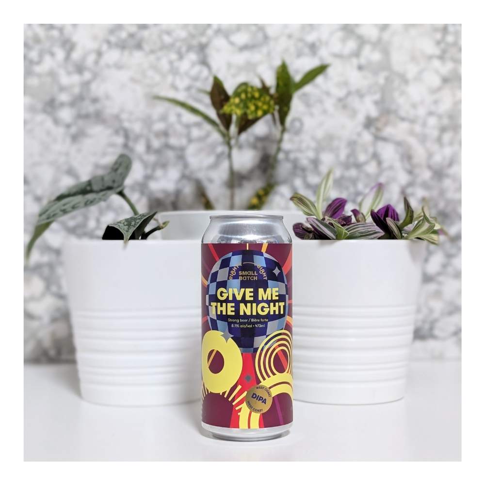 Give Me The Night West Coast DIPA by Eighty Eight Brewing Co., beer label