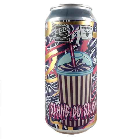450 North SLUSHY XL Slang Du Slushy Sour by 450 North Brewing Company, beer label