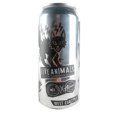 Brouwerij West Live Animals Pilsner by Brouwerij West, beer label