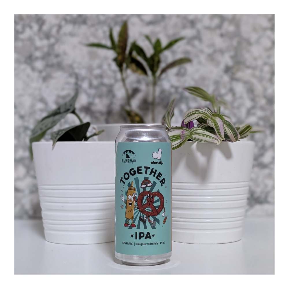 Dandy Brewing x Blindman Brewing Together IPA by The Dandy Brewing Company, beer label