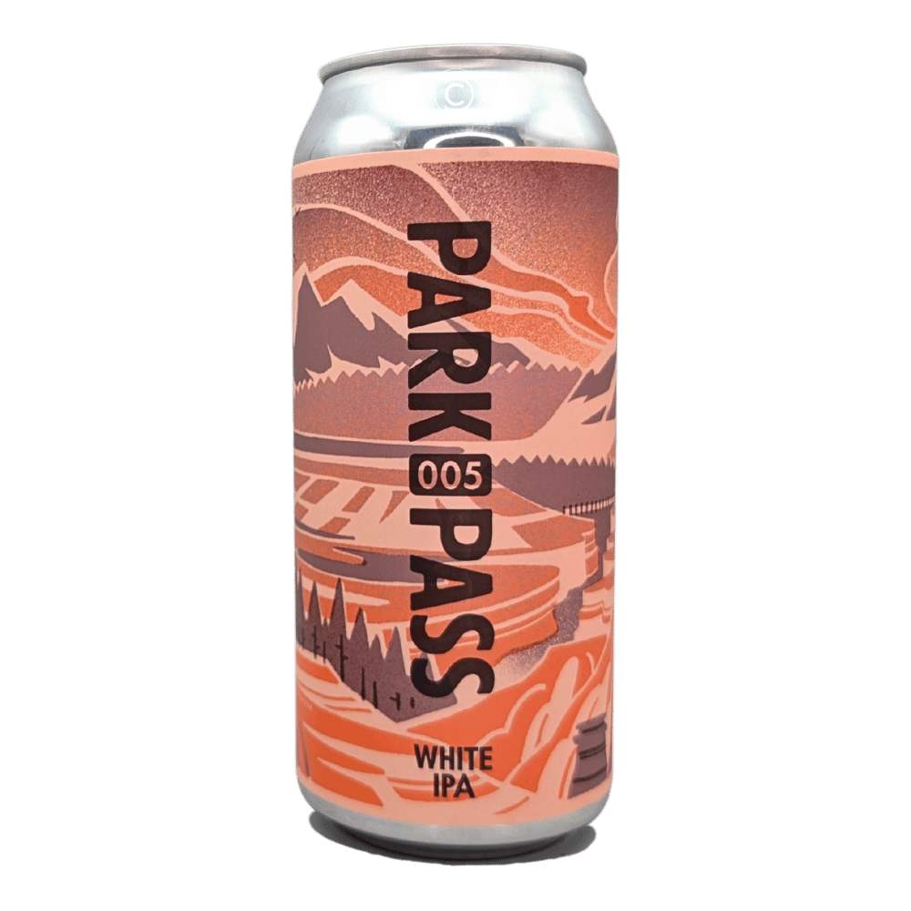 Park Pass 005 White IPA by Born Brewing Co., beer label