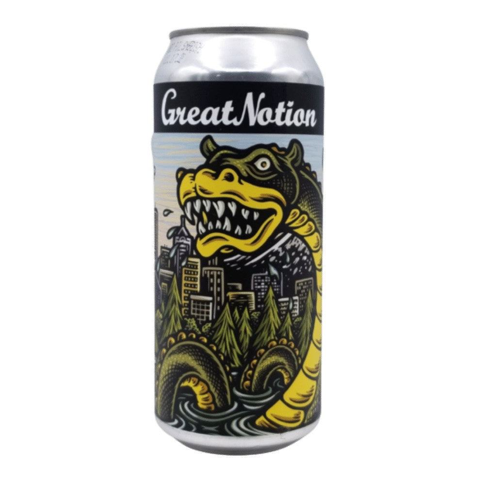 Brewing Oggy Hazy IPA by Great Notion Brewing, beer label