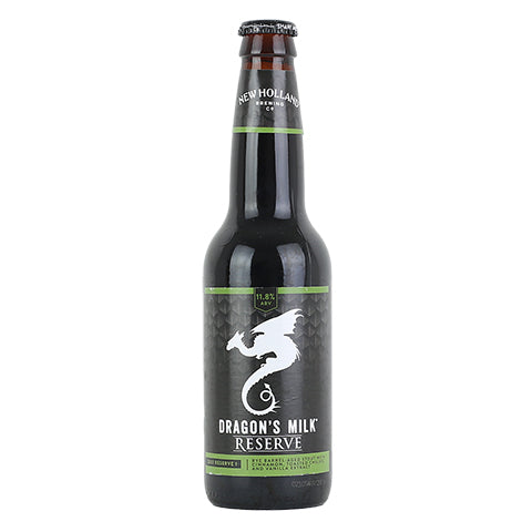 New Holland Dragon's Milk Reserve: Rye Barrel-Aged Stout With Cinnamon, Toasted Chilies And Vanilla Extract (2022) by New Holland Brewing Co, beer label