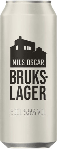 Brukslager by Nils Oscar, beer label