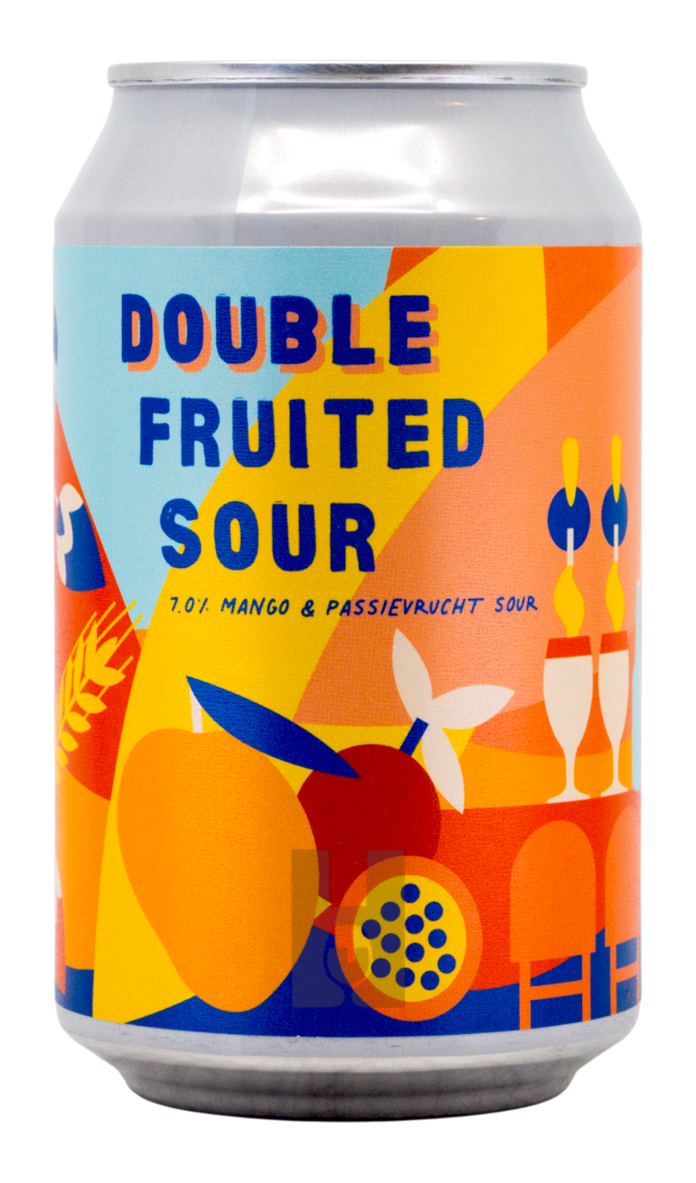 Eleven Double Fruited Sour by Eleven Brewery, beer label