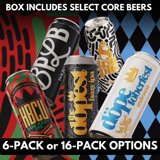 Crowns & Hops “How Do You Fest?” Limited Gift Box Set by Variety Pack, beer label