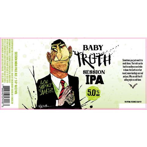 Flying Dog Baby Truth Session IPA by Flying Dog Brewery, beer label