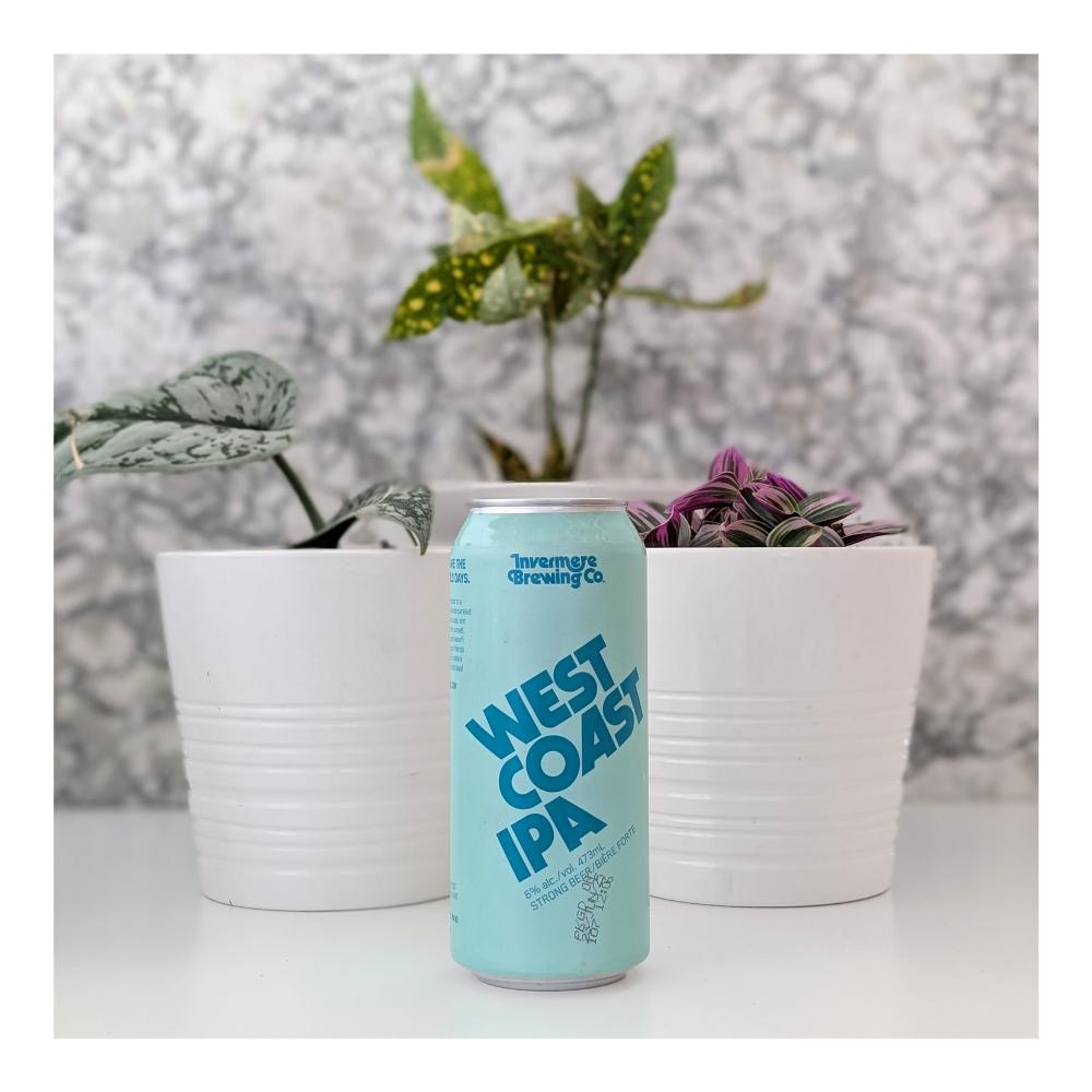 West Coast IPA by Invermere Brewing, beer label